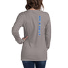 Unisex Long Sleeve Tee - BE FIRST Blue (on back)