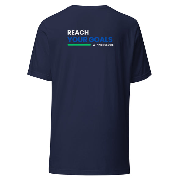 Set/Reach Your Goals T-Shirt - Blue